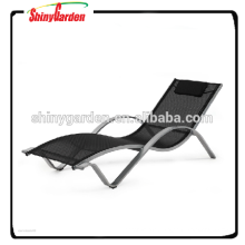 Patio Aluminium S Shape Pool Sun Lounge Chair